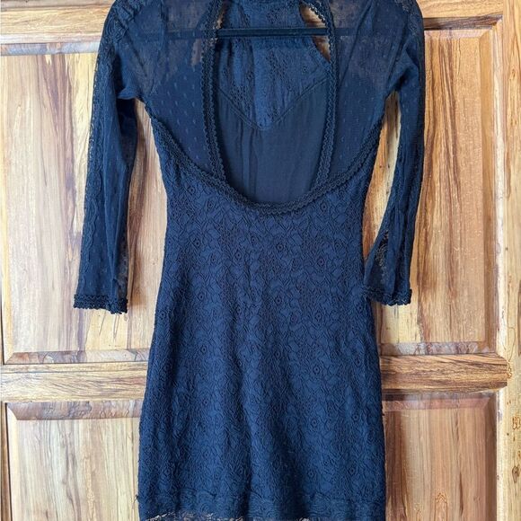 Beautiful sexy Free people stretch lace body con dress size XS - Picture 2 of 10